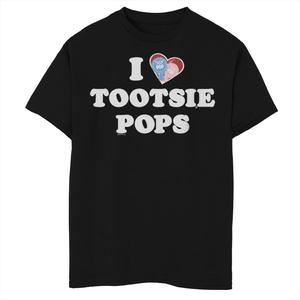 Футболка Tootsie Roll Pop I Heart Lollipops для мальчиков 8–20 лет с рисунком Licensed Character