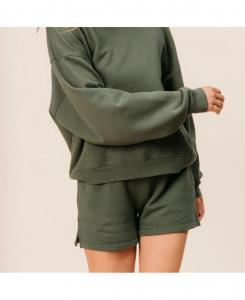 Женские шорты-комбинезон из органического хлопка Ocio, Spruce