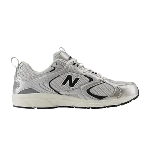 Кроссовки New Balance 408 Silver, серебряный