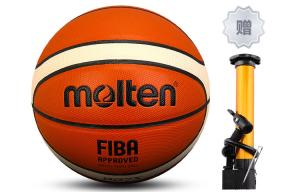 Molten Баскетбольный мяч PU коричневый белый размер 7 тренировочный