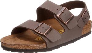 Сандалии унисекс Birkenstock Milano Birko-Flor из нубука, Mocha Birkibuc
