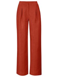 Широкие брюки со складками спереди MADELEINE, темно-оранжевый
