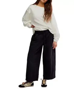 Женские джинсы Easy Peasy на резинке Free People, черный