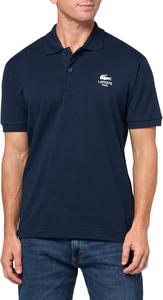Lacoste мужская оригинальная L.12.12 поло с коротким рукавом классического кроя и логотипом на груди, Navy Blue