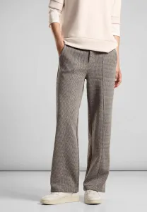 Брюки из ткани STREET ONE, завышенная талия, черный