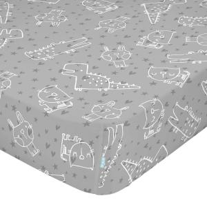 Простыня Happy Friday разноцветный, 90/200 см