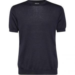 Футболка-водолазка с коротким рукавом GIORGIO ARMANI, синий