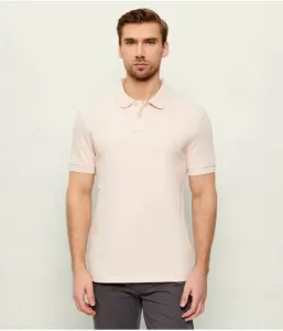 Поло Пассажир slim fit Boss Orange, пудрово-розовый