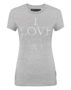 Philipp Plein Футболка в сером цвете