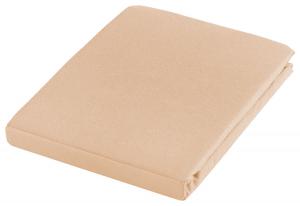 Натяжная простынь из крученого jersey Estella, песочный