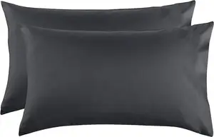 Комплект постельного белья Ohano 200x220, 3 предмета, всесезонный пододеяльник из микрофибры антрацитового цвета Sonstige