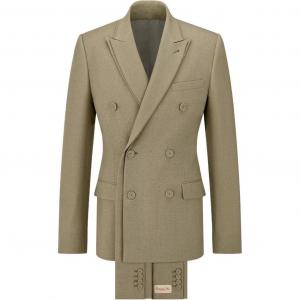 Деловой костюм мужской коричневый Dior, коричневый