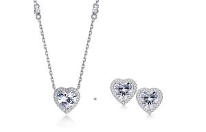 Daisy Fellowes 925 Sterling Silver Heart Necklace Women's