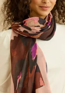 Шарф Love & Roses, Chocolate And Pink Leo Print