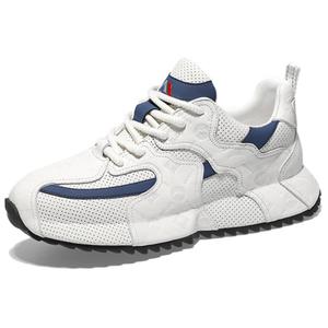 Kolumb Нескользящие, дышащие, легкие, низкие повседневные туфли, мужские, белые, синие