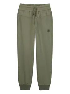 Спортивные брюки с эластичным поясом BOSS Kidswear, зеленый