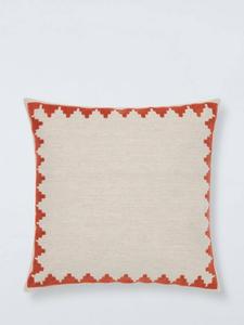 Подушка с шевронной каймой John Lewis, Orange