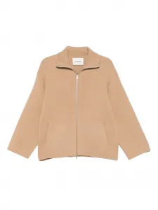 Кардиган на молнии Soft Goat, нейтральный