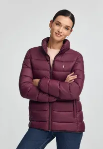 Сверхлегкая зимняя куртка с вышивкой Polo Club, Burgundy