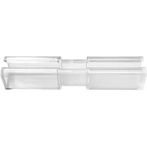 Соединители рельсов для карнизов U-Storeschienen Профильные соединители для соединения двух рельсов U-Storeschienen от компании "" Garesa, прозрачный