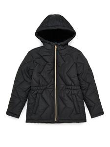 Стеганая куртка Threadgirls, черный