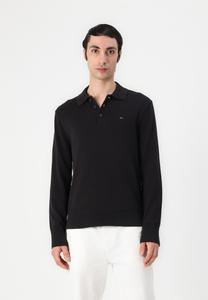 Рубашка поло SLIM ESSENTIAL SWEATER - Long sleeved top Tommy Jeans, черный