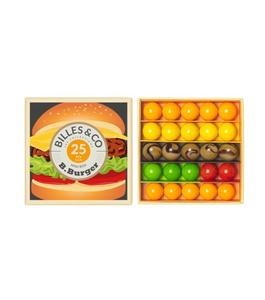 ГАМБУРГЕР МИНИБОКС-10 стеклянных шариков Inna marka