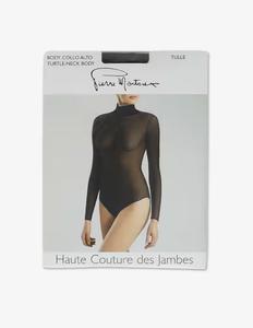 Боди из тюля Pierre Mantoux, черный