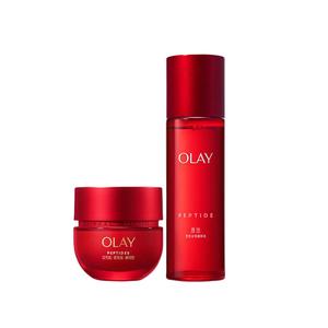 Olay Большой красный флакон увлажняющий лосьон крем набор для ухода за кожей подтягивающий 50г+150мл