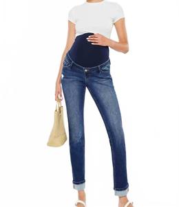 Тиган Прямые джинсы для беременных в темной стирке KanCan, Dark Wash