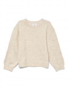 Vero Moda Girl Свитер 'VMFRANCESCA' в бежевом цвете