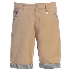 Детские повседневные шорты Gioberti с контрастными полосками из джинсовой ткани, цвет Khaki