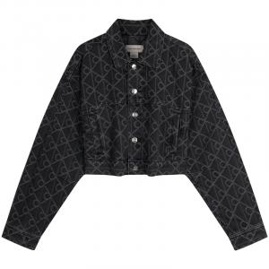 Джинсовая куртка женская Calvin Klein, синий-черный