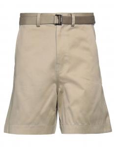 Шорты Sacai, серо-зеленый