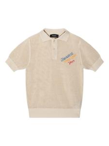 Рубашка-поло DSQUARED2 cotton polo top, нейтральный