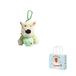 Очаровательный плюшевый кулон West Highland в виде мороженого, высота 12см Dolls and bears dance