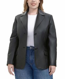 Пальто-блейзер Ruth большого размера BGSD, Black