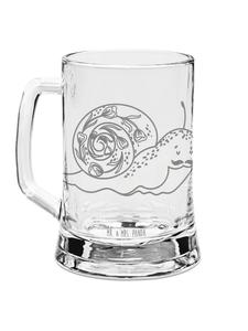 Пивная кружка улитка Сэр без слов в прозрачной Mr. & Mrs. Panda