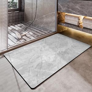 Dajiang Ковер 43х80 см для ванной, из диатомита, быстро сохнет, нескользящий, 2 шт/набор