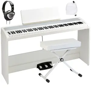 Цифровое пианино Korg B2+ Plus с подставкой и педалями - Белый ПОЛНЫЙ НАБОР ДЛЯ ДОМА
