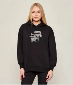 Толстовка Ikon RS Duo loose fit Karl Lagerfeld, черный