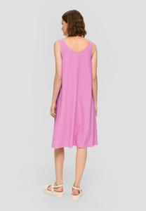 Платье из джерси MIT PLISSEEFALTEN s.Oliver, розовый