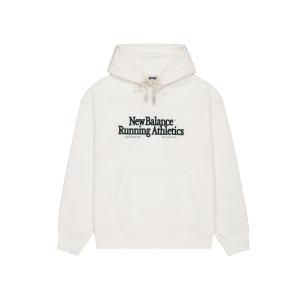 New Balance Свитшот мужской цвета слоновой кости Ivory White