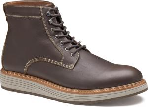 Мужские ботинки Johnston Murphy Upton Lug с гладким носком на шнуровке Johnston & Murphy, коричневый