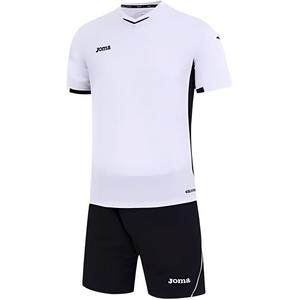 Футбольная форма мужская Joma, белый/черный