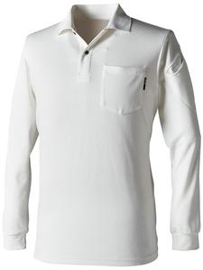 Футболка-поло с длинным рукавом Весна-Лето Белый 2275 05 4L Ts Design