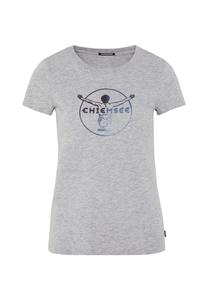 Женская футболка - Taormina, рубашка, хлопок, круглый вырез, логотип, короткая, однотонная CHIEMSEE, серый