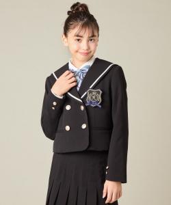 Куртка с матросским воротником, подобранная по цвету Avv, цвет Black