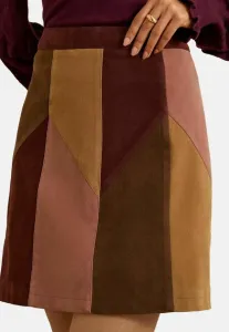 Юбка а-силуэта Love & Roses, Tan Brown And Pink