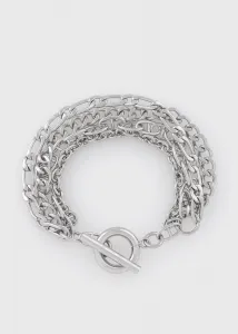 Браслет из многослойных цепочек